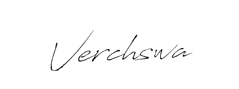 Make a beautiful signature design for name Verchswa. With this signature (Antro_Vectra) style, you can create a handwritten signature for free. Verchswa signature style 6 images and pictures png