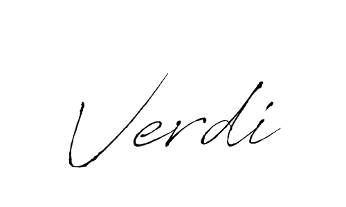 Antro_Vectra is a professional signature style that is perfect for those who want to add a touch of class to their signature. It is also a great choice for those who want to make their signature more unique. Get Verdi name to fancy signature for free. Verdi signature style 6 images and pictures png