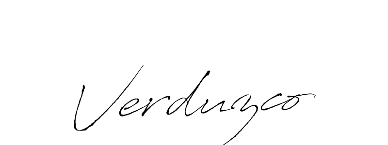 How to make Verduzco signature? Antro_Vectra is a professional autograph style. Create handwritten signature for Verduzco name. Verduzco signature style 6 images and pictures png