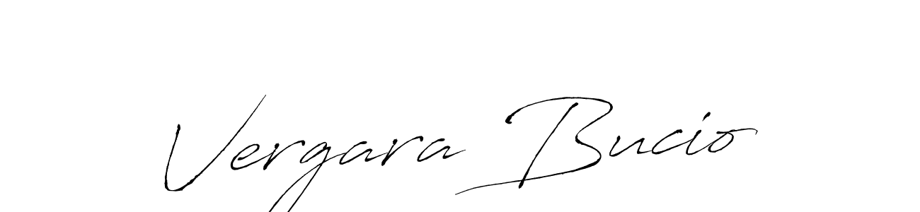 Design your own signature with our free online signature maker. With this signature software, you can create a handwritten (Antro_Vectra) signature for name Vergara Bucio. Vergara Bucio signature style 6 images and pictures png