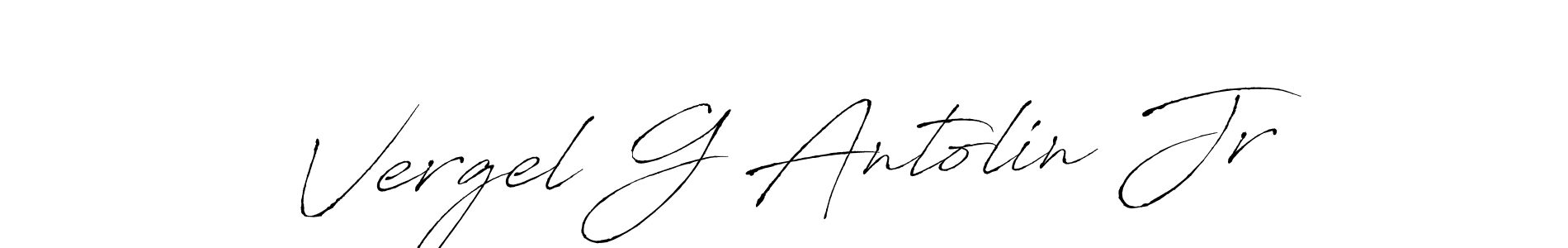 Once you've used our free online signature maker to create your best signature Antro_Vectra style, it's time to enjoy all of the benefits that Vergel G Antolin Jr name signing documents. Vergel G Antolin Jr signature style 6 images and pictures png
