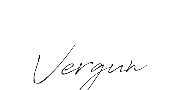 Make a beautiful signature design for name Vergun. Use this online signature maker to create a handwritten signature for free. Vergun signature style 6 images and pictures png