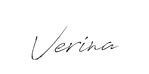 How to make Verina signature? Antro_Vectra is a professional autograph style. Create handwritten signature for Verina name. Verina signature style 6 images and pictures png