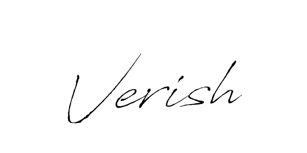 Make a beautiful signature design for name Verish. Use this online signature maker to create a handwritten signature for free. Verish signature style 6 images and pictures png