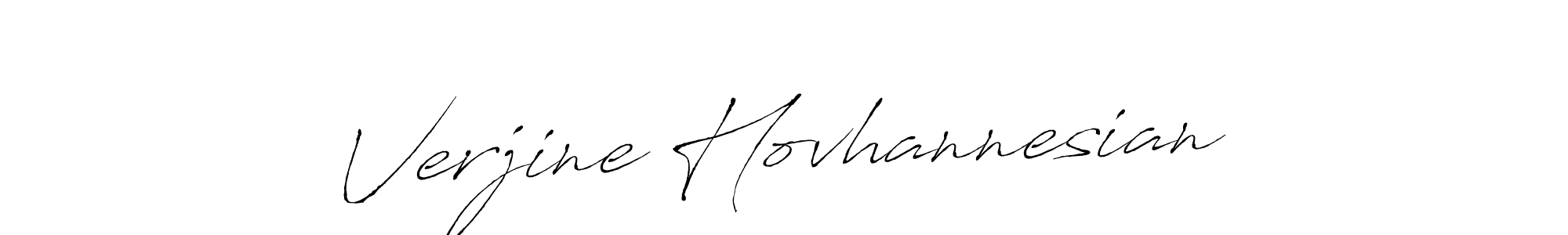 Make a beautiful signature design for name Verjine Hovhannesian. Use this online signature maker to create a handwritten signature for free. Verjine Hovhannesian signature style 6 images and pictures png