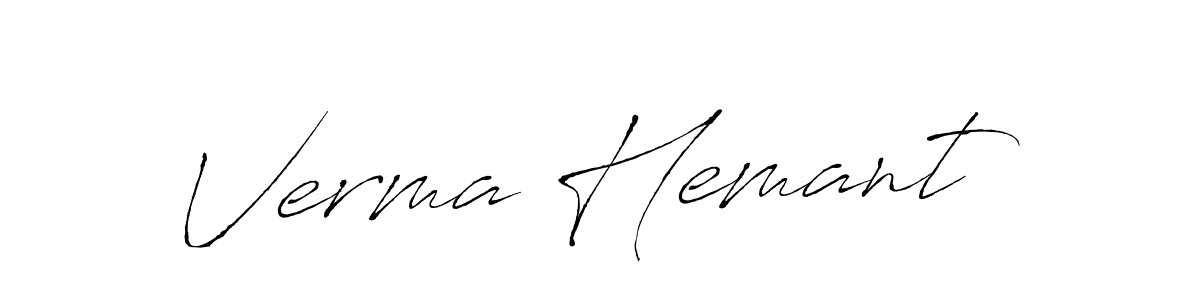 This is the best signature style for the Verma Hemant name. Also you like these signature font (Antro_Vectra). Mix name signature. Verma Hemant signature style 6 images and pictures png