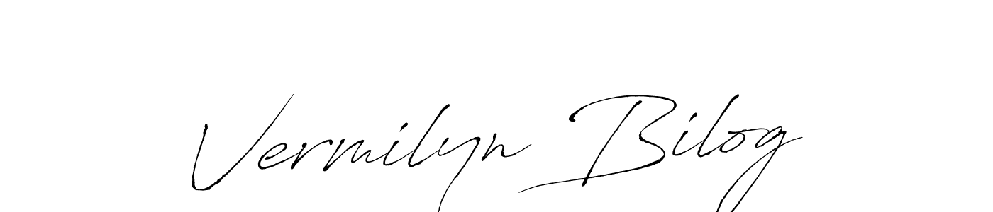 Make a beautiful signature design for name Vermilyn Bilog. Use this online signature maker to create a handwritten signature for free. Vermilyn Bilog signature style 6 images and pictures png