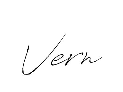 Best and Professional Signature Style for Vern. Antro_Vectra Best Signature Style Collection. Vern signature style 6 images and pictures png