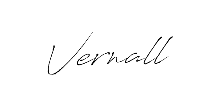 How to make Vernall signature? Antro_Vectra is a professional autograph style. Create handwritten signature for Vernall name. Vernall signature style 6 images and pictures png