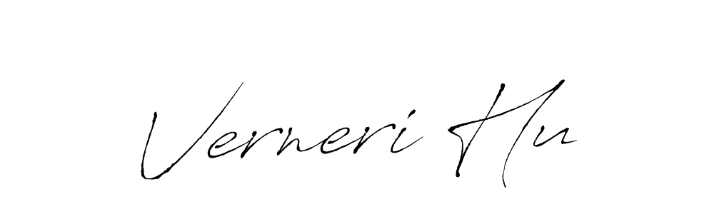 How to make Verneri Hu name signature. Use Antro_Vectra style for creating short signs online. This is the latest handwritten sign. Verneri Hu signature style 6 images and pictures png