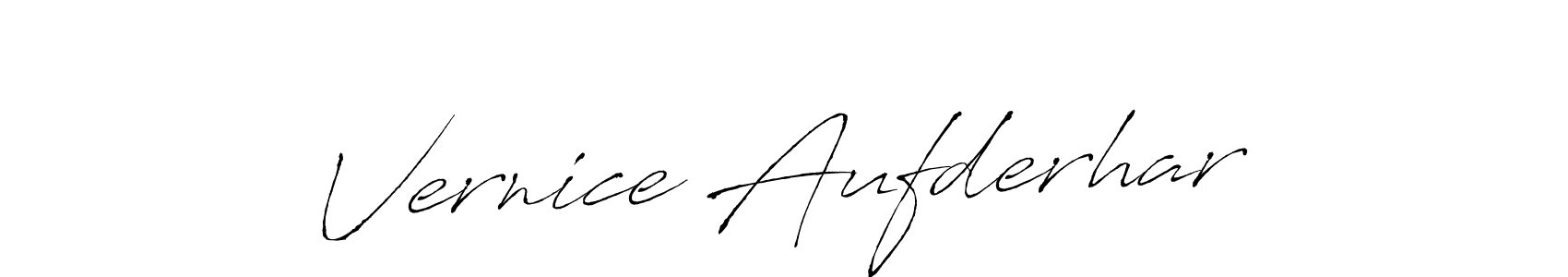 Similarly Antro_Vectra is the best handwritten signature design. Signature creator online .You can use it as an online autograph creator for name Vernice Aufderhar. Vernice Aufderhar signature style 6 images and pictures png