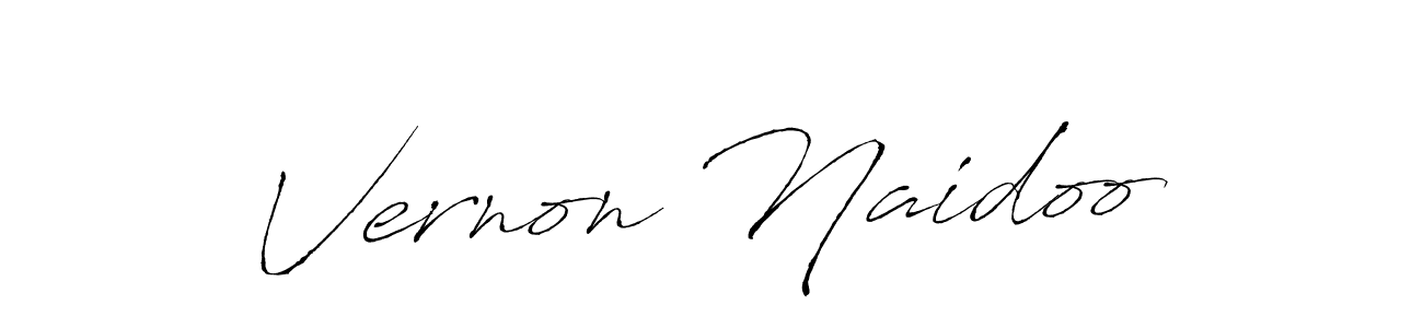 Use a signature maker to create a handwritten signature online. With this signature software, you can design (Antro_Vectra) your own signature for name Vernon Naidoo. Vernon Naidoo signature style 6 images and pictures png