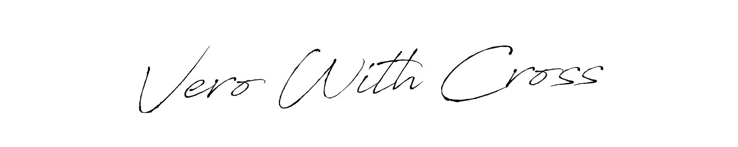 See photos of Vero With Cross official signature by Spectra . Check more albums & portfolios. Read reviews & check more about Antro_Vectra font. Vero With Cross signature style 6 images and pictures png