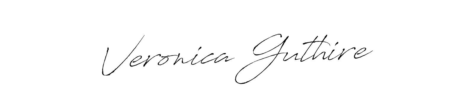 It looks lik you need a new signature style for name Veronica Guthire. Design unique handwritten (Antro_Vectra) signature with our free signature maker in just a few clicks. Veronica Guthire signature style 6 images and pictures png