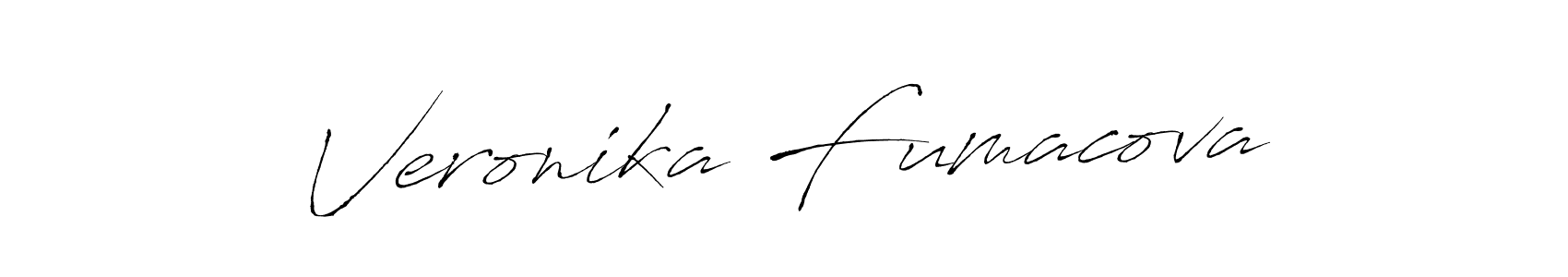 You should practise on your own different ways (Antro_Vectra) to write your name (Veronika Fumacova) in signature. don't let someone else do it for you. Veronika Fumacova signature style 6 images and pictures png