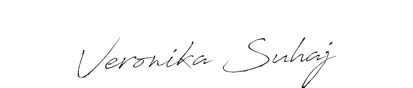 Use a signature maker to create a handwritten signature online. With this signature software, you can design (Antro_Vectra) your own signature for name Veronika Suhaj. Veronika Suhaj signature style 6 images and pictures png