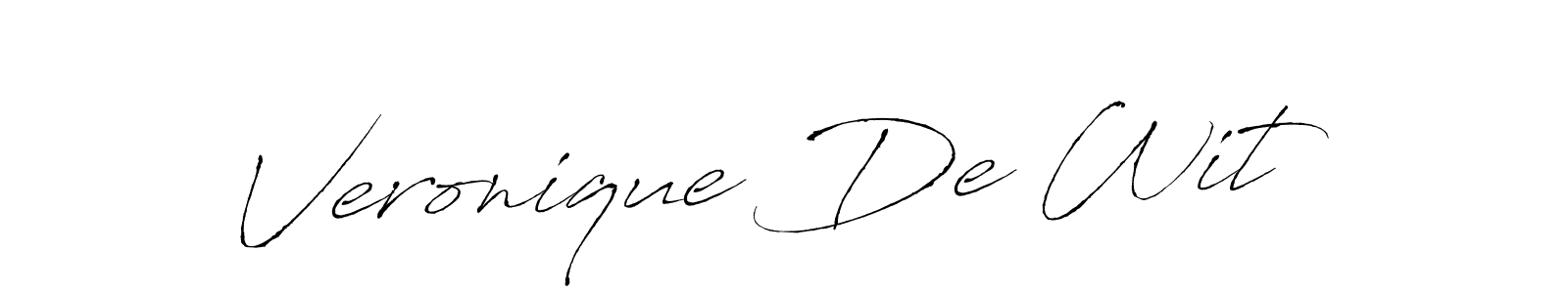 Similarly Antro_Vectra is the best handwritten signature design. Signature creator online .You can use it as an online autograph creator for name Veronique De Wit. Veronique De Wit signature style 6 images and pictures png