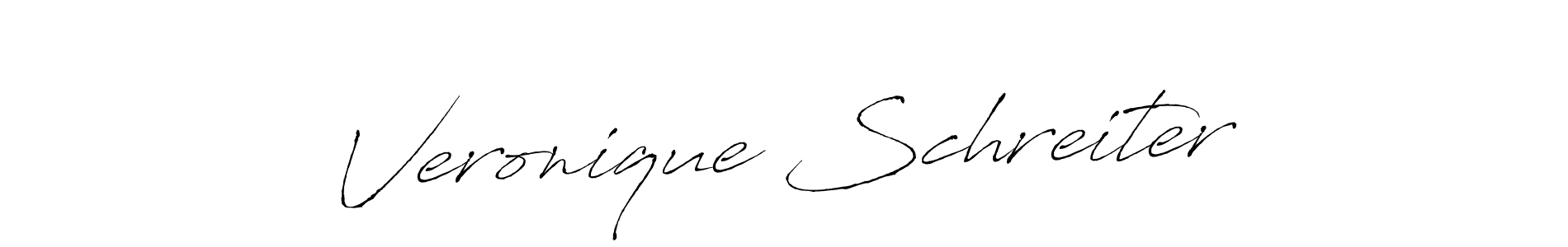 Create a beautiful signature design for name Veronique Schreiter. With this signature (Antro_Vectra) fonts, you can make a handwritten signature for free. Veronique Schreiter signature style 6 images and pictures png