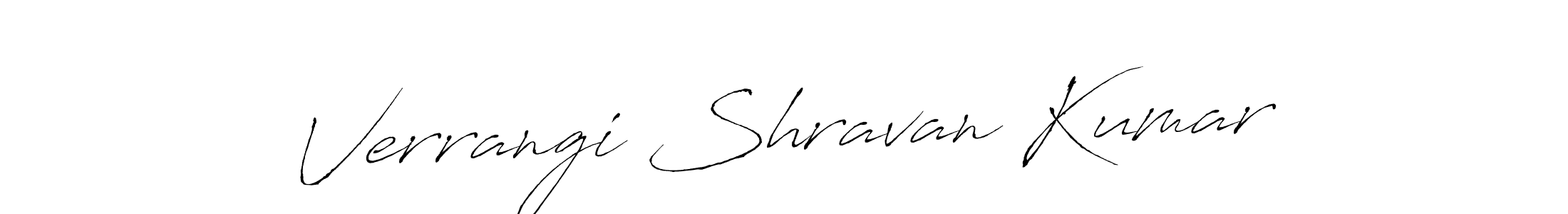 Similarly Antro_Vectra is the best handwritten signature design. Signature creator online .You can use it as an online autograph creator for name Verrangi Shravan Kumar. Verrangi Shravan Kumar signature style 6 images and pictures png