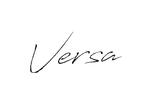 Also we have Versa name is the best signature style. Create professional handwritten signature collection using Antro_Vectra autograph style. Versa signature style 6 images and pictures png