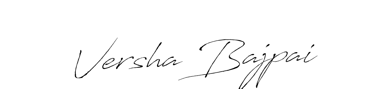 Once you've used our free online signature maker to create your best signature Antro_Vectra style, it's time to enjoy all of the benefits that Versha Bajpai name signing documents. Versha Bajpai signature style 6 images and pictures png