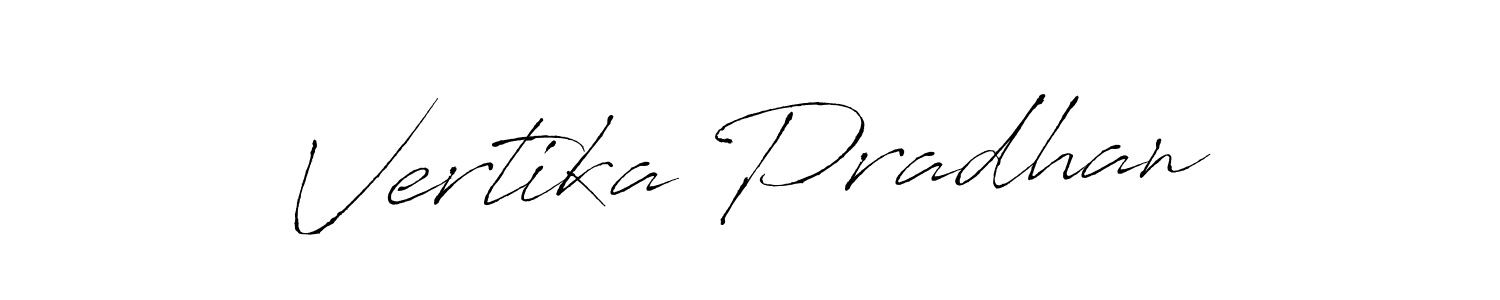 Antro_Vectra is a professional signature style that is perfect for those who want to add a touch of class to their signature. It is also a great choice for those who want to make their signature more unique. Get Vertika Pradhan name to fancy signature for free. Vertika Pradhan signature style 6 images and pictures png