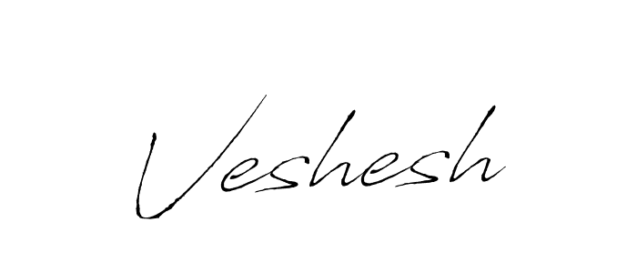 Make a beautiful signature design for name Veshesh. With this signature (Antro_Vectra) style, you can create a handwritten signature for free. Veshesh signature style 6 images and pictures png