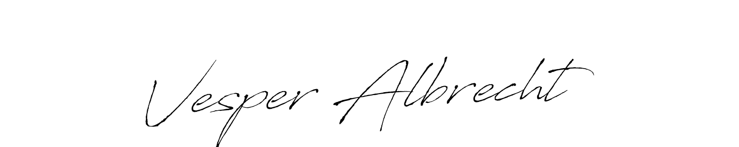 How to Draw Vesper Albrecht signature style? Antro_Vectra is a latest design signature styles for name Vesper Albrecht. Vesper Albrecht signature style 6 images and pictures png