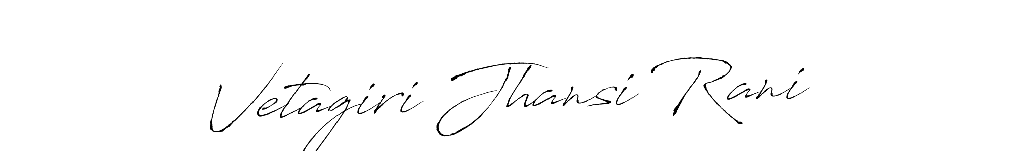 It looks lik you need a new signature style for name Vetagiri Jhansi Rani. Design unique handwritten (Antro_Vectra) signature with our free signature maker in just a few clicks. Vetagiri Jhansi Rani signature style 6 images and pictures png