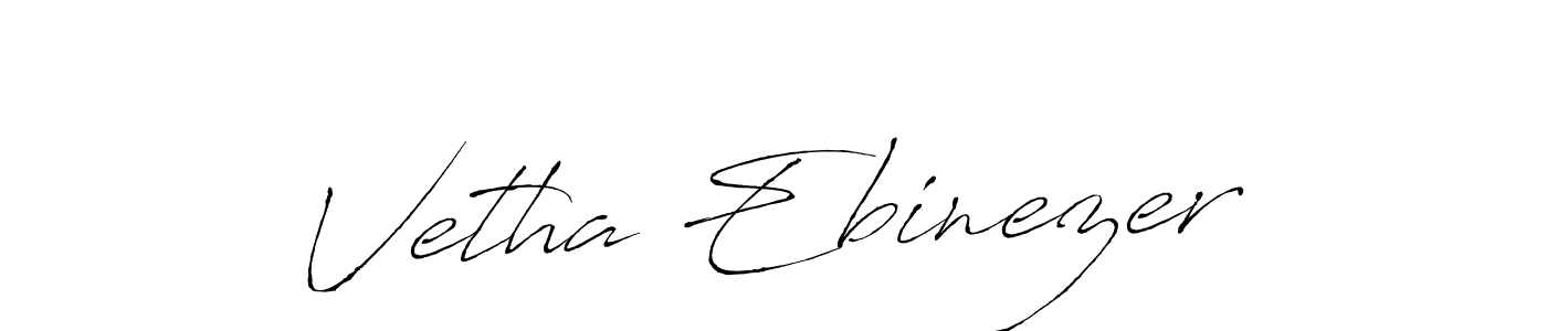 This is the best signature style for the Vetha Ebinezer name. Also you like these signature font (Antro_Vectra). Mix name signature. Vetha Ebinezer signature style 6 images and pictures png