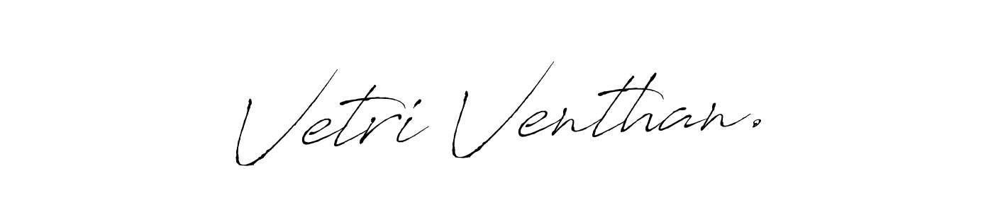 The best way (Antro_Vectra) to make a short signature is to pick only two or three words in your name. The name Vetri Venthan. include a total of six letters. For converting this name. Vetri Venthan. signature style 6 images and pictures png