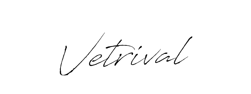 Use a signature maker to create a handwritten signature online. With this signature software, you can design (Antro_Vectra) your own signature for name Vetrival. Vetrival signature style 6 images and pictures png