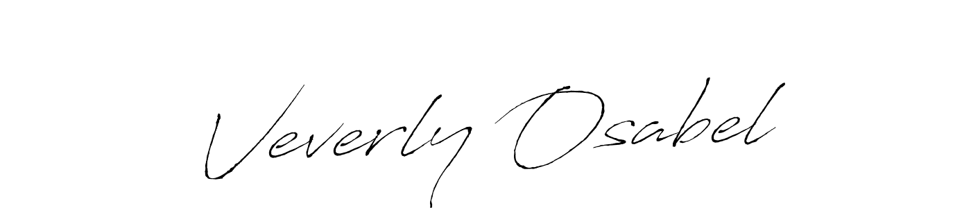 Make a short Veverly Osabel signature style. Manage your documents anywhere anytime using Antro_Vectra. Create and add eSignatures, submit forms, share and send files easily. Veverly Osabel signature style 6 images and pictures png