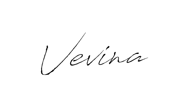 Make a beautiful signature design for name Vevina. With this signature (Antro_Vectra) style, you can create a handwritten signature for free. Vevina signature style 6 images and pictures png