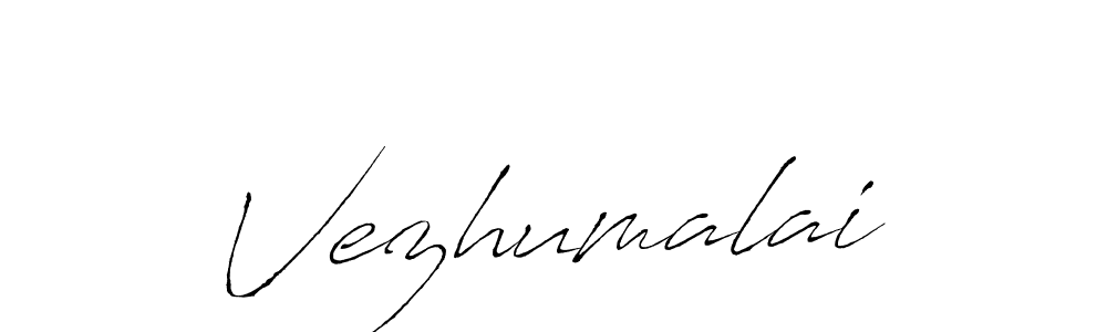 Also we have Vezhumalai name is the best signature style. Create professional handwritten signature collection using Antro_Vectra autograph style. Vezhumalai signature style 6 images and pictures png