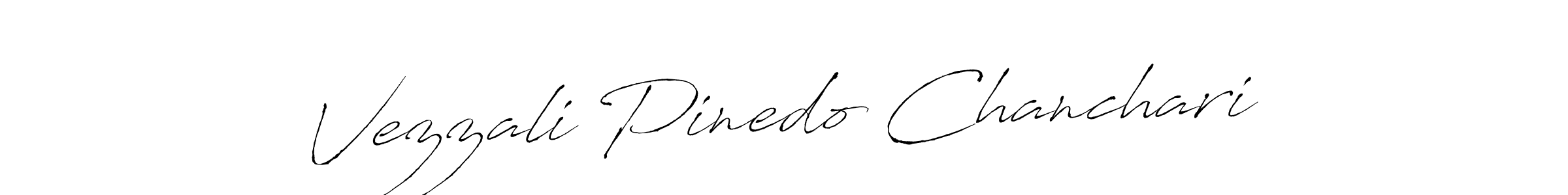 This is the best signature style for the Vezzali Pinedo Chanchari name. Also you like these signature font (Antro_Vectra). Mix name signature. Vezzali Pinedo Chanchari signature style 6 images and pictures png