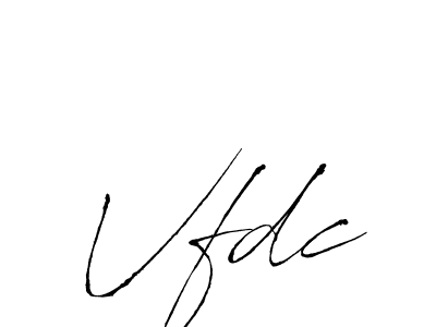 You should practise on your own different ways (Antro_Vectra) to write your name (Vfdc) in signature. don't let someone else do it for you. Vfdc signature style 6 images and pictures png