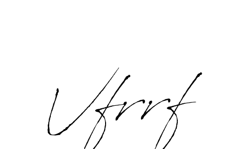 Use a signature maker to create a handwritten signature online. With this signature software, you can design (Antro_Vectra) your own signature for name Vfrrf. Vfrrf signature style 6 images and pictures png