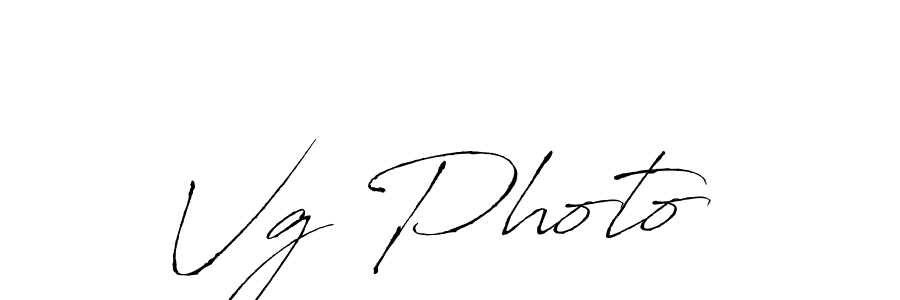 Design your own signature with our free online signature maker. With this signature software, you can create a handwritten (Antro_Vectra) signature for name Vg Photo . Vg Photo  signature style 6 images and pictures png