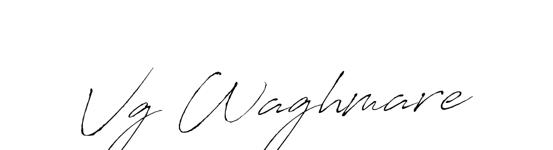 How to make Vg Waghmare signature? Antro_Vectra is a professional autograph style. Create handwritten signature for Vg Waghmare name. Vg Waghmare signature style 6 images and pictures png