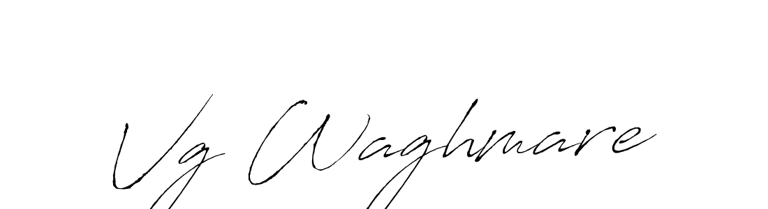 Vg Waghmare stylish signature style. Best Handwritten Sign (Antro_Vectra) for my name. Handwritten Signature Collection Ideas for my name Vg Waghmare. Vg Waghmare signature style 6 images and pictures png