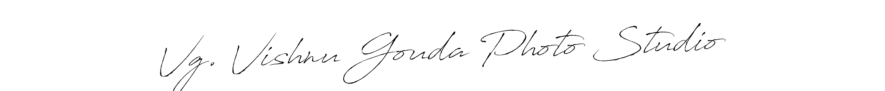 Design your own signature with our free online signature maker. With this signature software, you can create a handwritten (Antro_Vectra) signature for name Vg. Vishnu Gouda Photo Studio. Vg. Vishnu Gouda Photo Studio signature style 6 images and pictures png