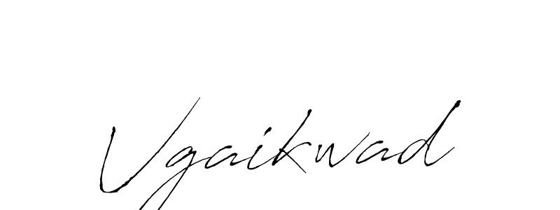 Vgaikwad stylish signature style. Best Handwritten Sign (Antro_Vectra) for my name. Handwritten Signature Collection Ideas for my name Vgaikwad. Vgaikwad signature style 6 images and pictures png