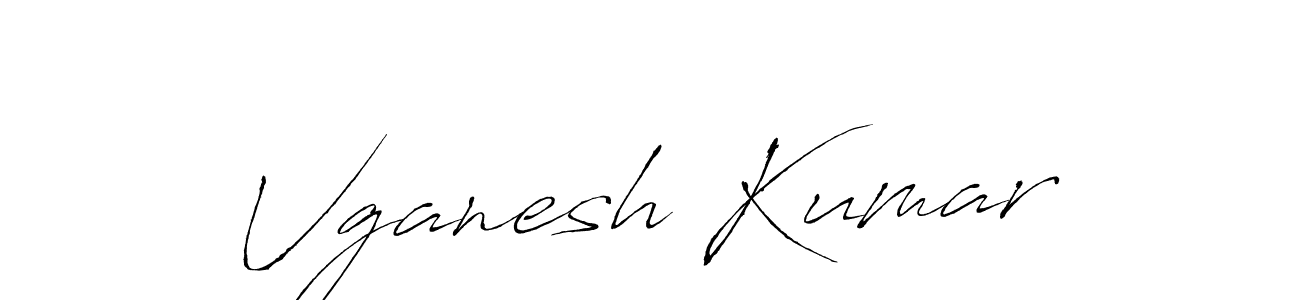 Also we have Vganesh Kumar name is the best signature style. Create professional handwritten signature collection using Antro_Vectra autograph style. Vganesh Kumar signature style 6 images and pictures png