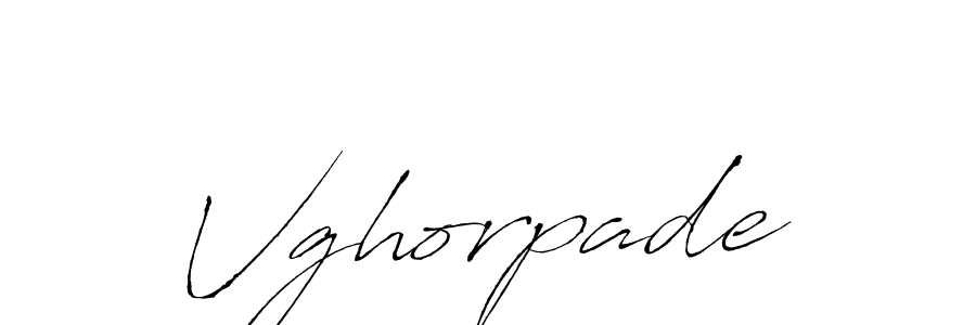 Antro_Vectra is a professional signature style that is perfect for those who want to add a touch of class to their signature. It is also a great choice for those who want to make their signature more unique. Get Vghorpade name to fancy signature for free. Vghorpade signature style 6 images and pictures png