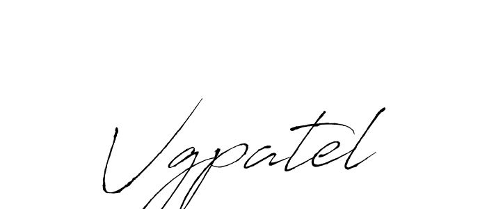 Design your own signature with our free online signature maker. With this signature software, you can create a handwritten (Antro_Vectra) signature for name Vgpatel. Vgpatel signature style 6 images and pictures png