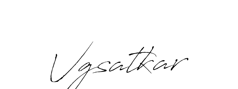 It looks lik you need a new signature style for name Vgsatkar. Design unique handwritten (Antro_Vectra) signature with our free signature maker in just a few clicks. Vgsatkar signature style 6 images and pictures png