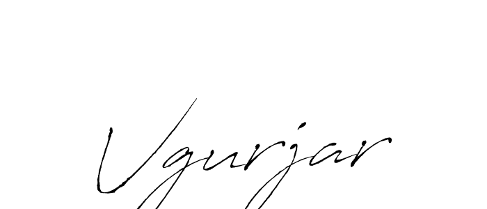 Make a beautiful signature design for name Vgurjar. With this signature (Antro_Vectra) style, you can create a handwritten signature for free. Vgurjar signature style 6 images and pictures png
