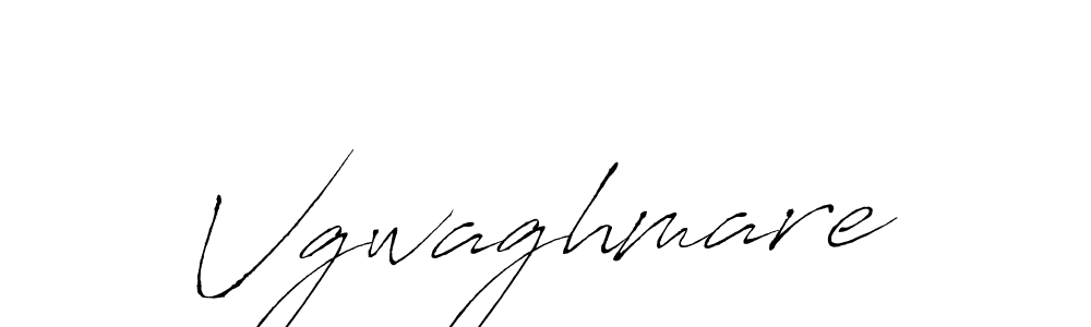 Create a beautiful signature design for name Vgwaghmare. With this signature (Antro_Vectra) fonts, you can make a handwritten signature for free. Vgwaghmare signature style 6 images and pictures png