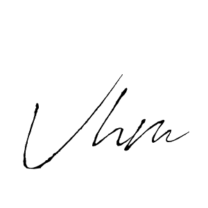 You should practise on your own different ways (Antro_Vectra) to write your name (Vhm) in signature. don't let someone else do it for you. Vhm signature style 6 images and pictures png